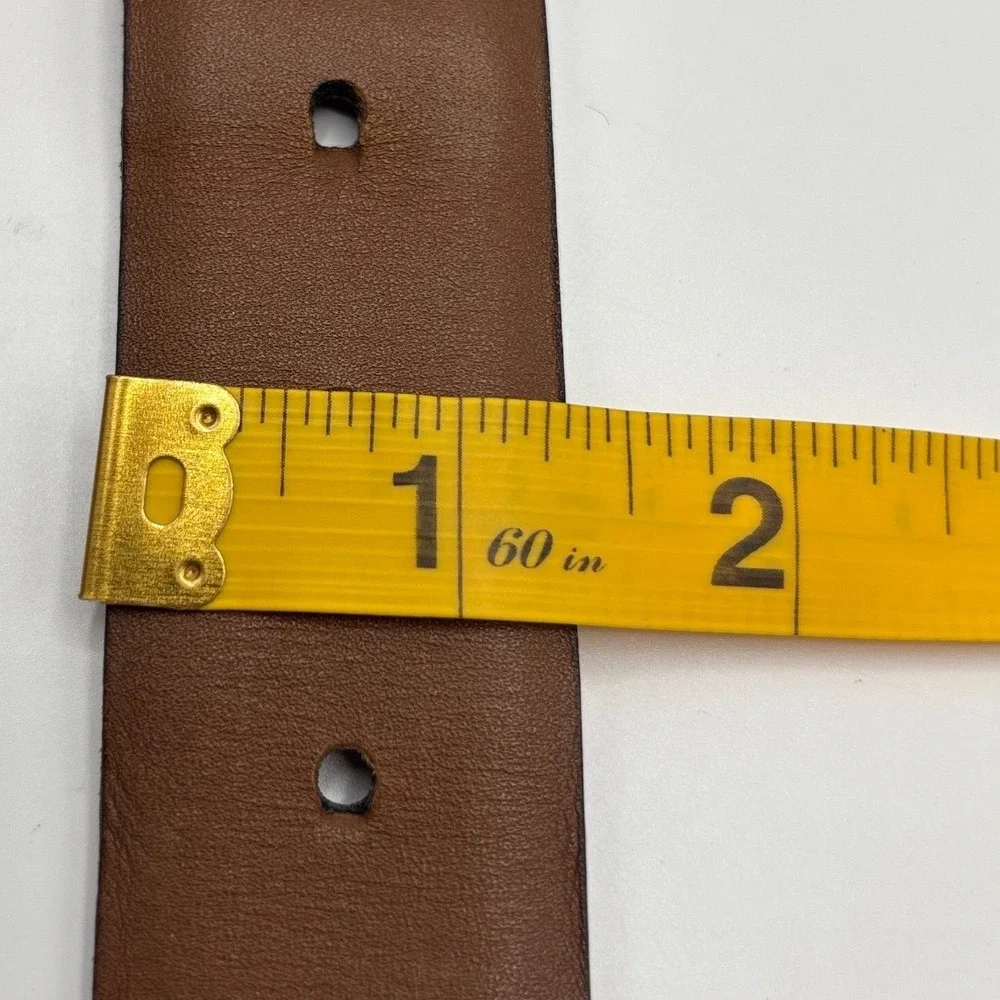 Allen Edmonds Men's Black Leather Dress Belt Size 34 Made in USA 19015